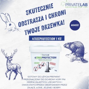 Preparat odstraszacz dzikich zwierząt przeciwko obgryzaniu drzew 1 kg